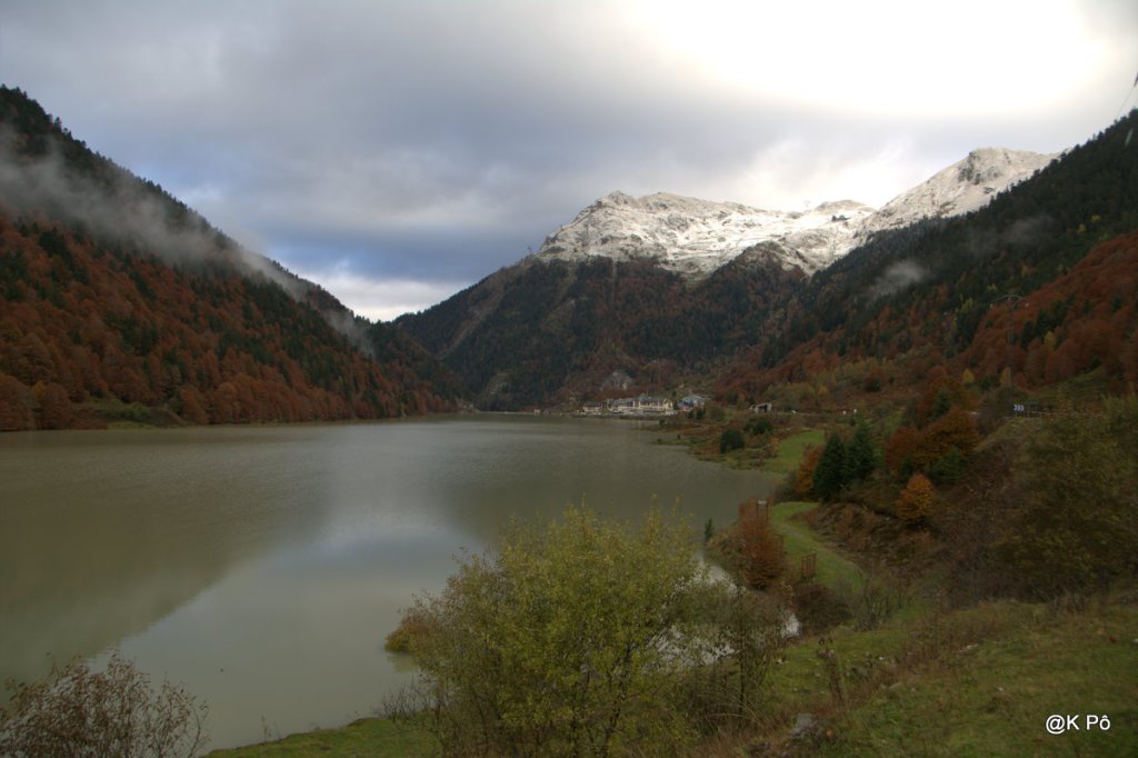 feux d&rsquo;automne en montagne pendant que l&rsquo;ours cherche un gîte en&nbsp;plaine