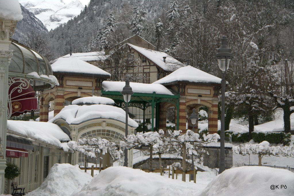 Cauterets, les pieds dans la&nbsp;neige.