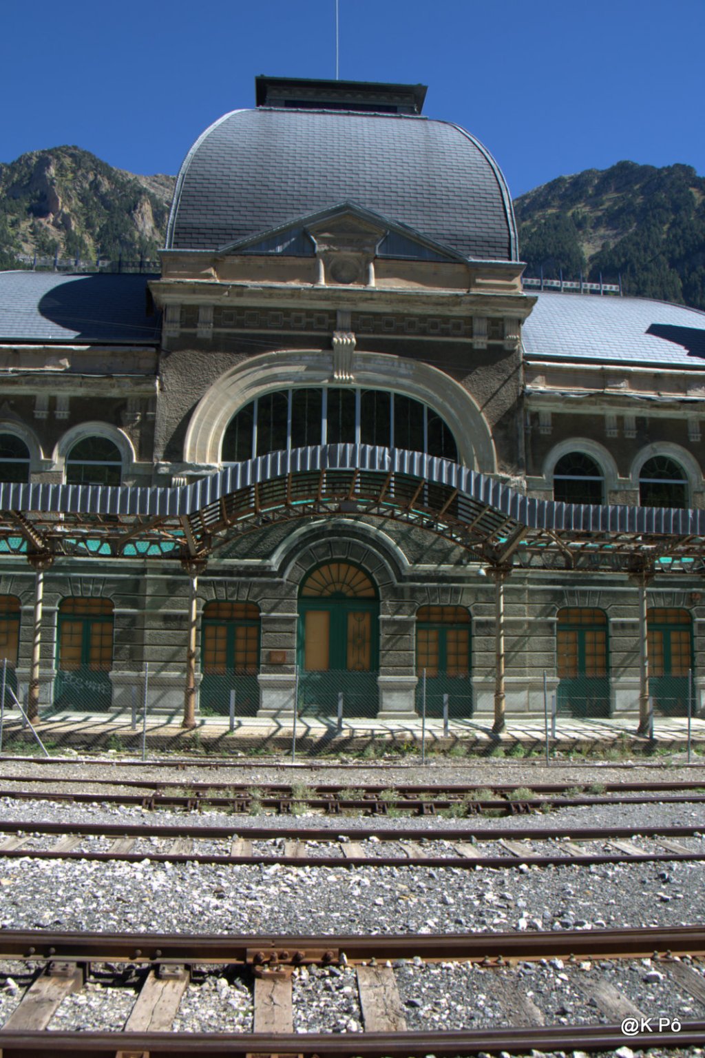 la gare internationale (!) de&nbsp;Canfranc
