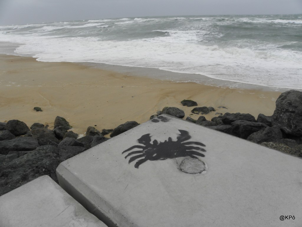 La mer bouillonne les jours de&nbsp;pluie