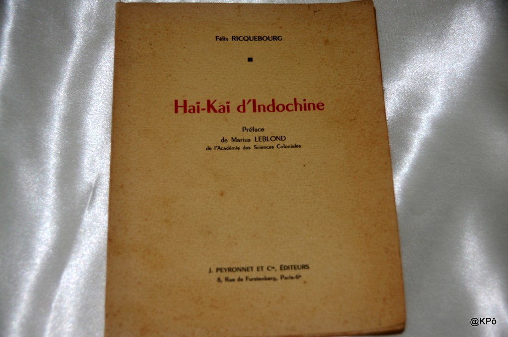 Haï-Kaï trouvés dans les poches en papier d&rsquo;un ancien d&rsquo;Indochine